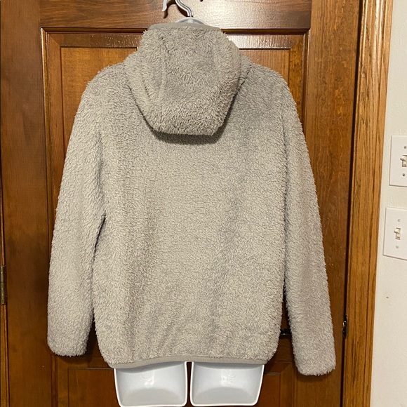 Patagonia Women's Los Gatos Hooded Pullover light grey 1/2 Zip Outdoors Medium - Picture 7 of 11